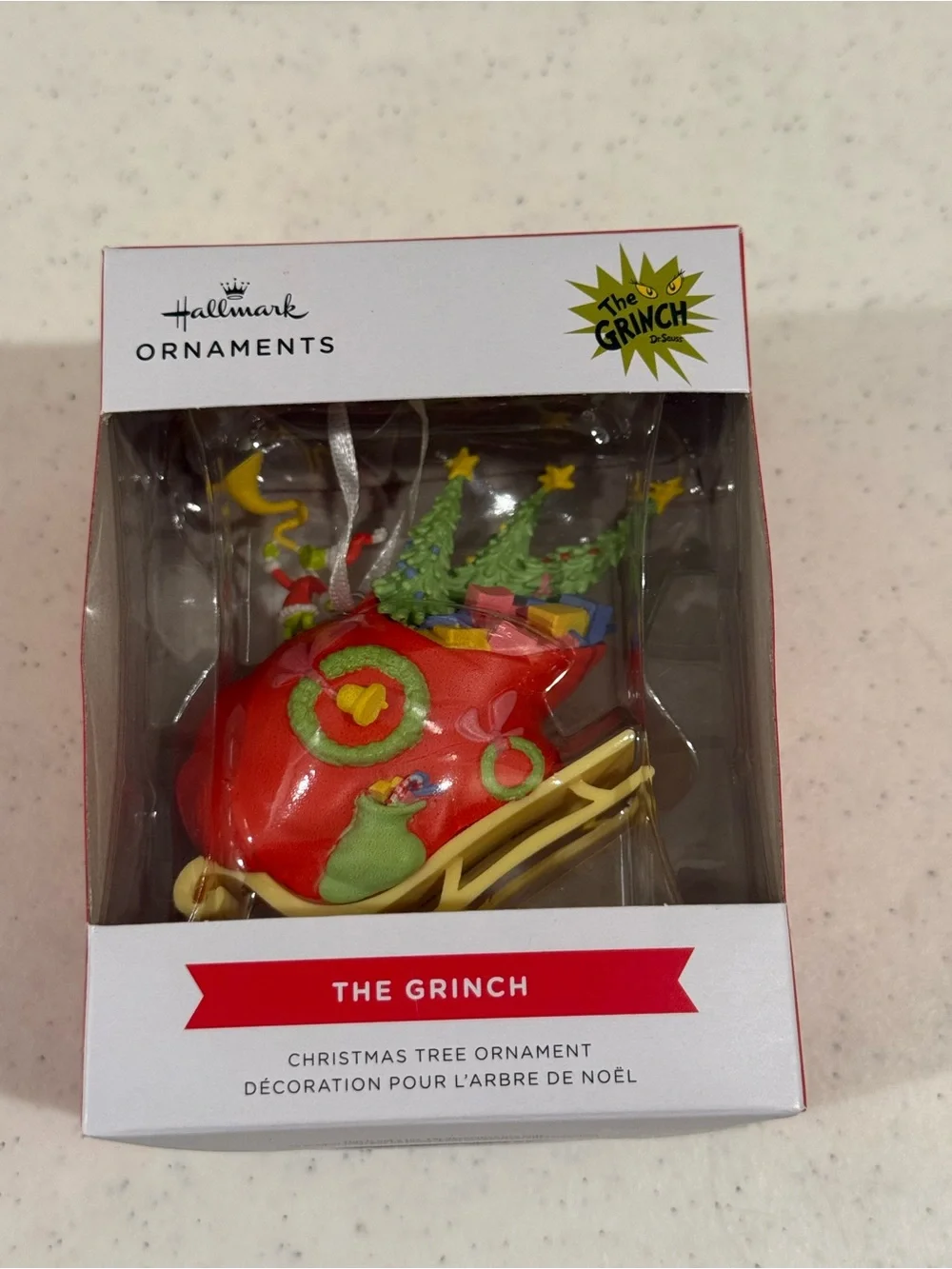 Hallmark grinch ornament